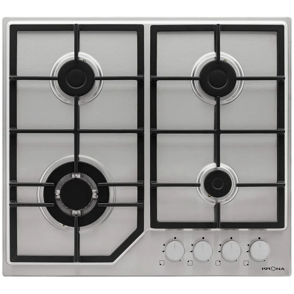 Фото Газовая варочная панель KRONA NEBEL 60 IX W