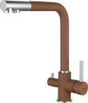 Превью картинка Смеситель для кухни GranFest 3611 Терракот #1