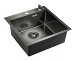 Превью картинка Металлическая мойка EMAR EMB-117A PVD Nano Dark #1