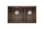 Превью картинка Гранитная мойка Blanсo SUBLINE 430/270-U SILGRANIT PuraDur кофе c отв.арм. InFino #1
