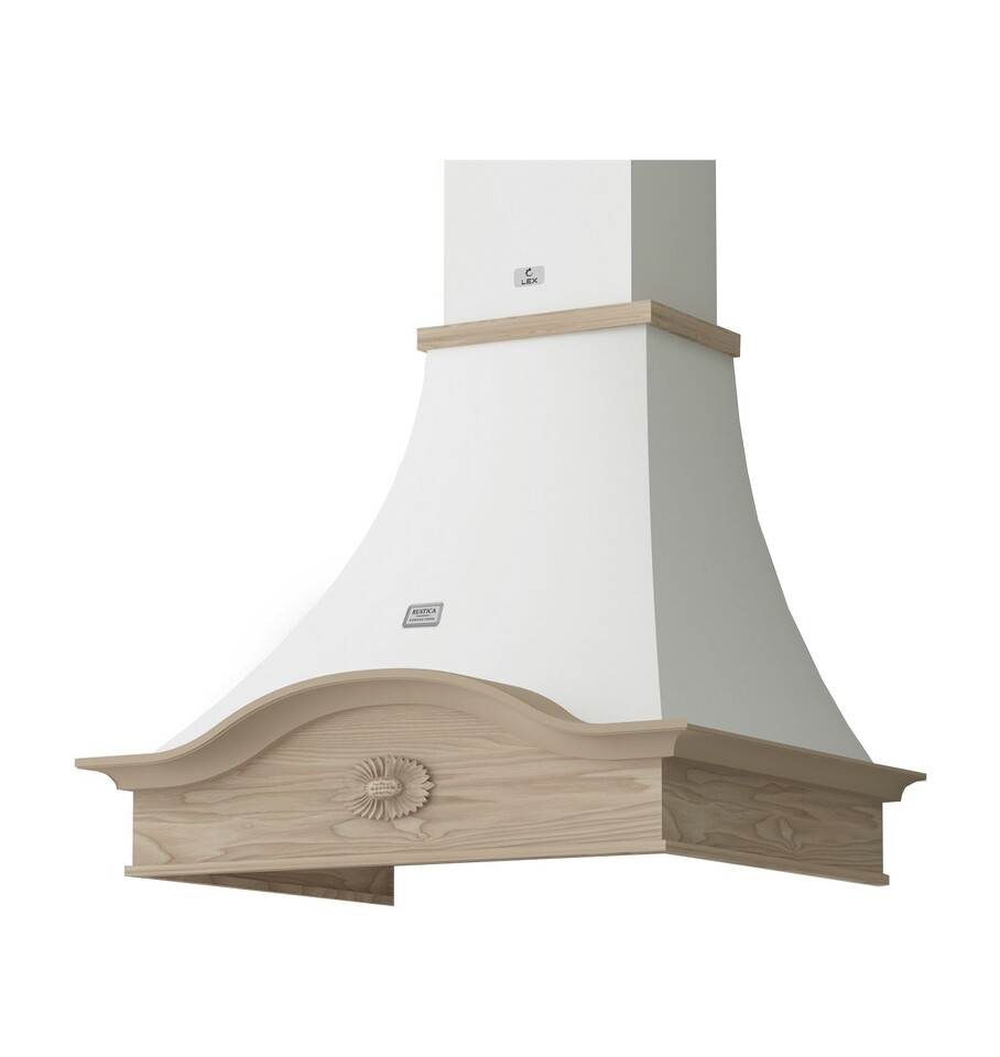 Фото Вытяжка с багетом Lex MILANO 600 White