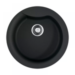 Превью картинка Гранитная мойка Omoikiri Yasugata 48R-BL Tetogranit/черный #1