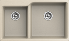 Картинка Rivelato AXEL 90D 2-чаши 870*520мм beige scuro