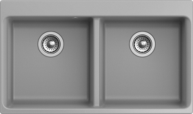 Картинка Rivelato AXEL 90-2D 2-чаши 870*520мм grigio metallizzato