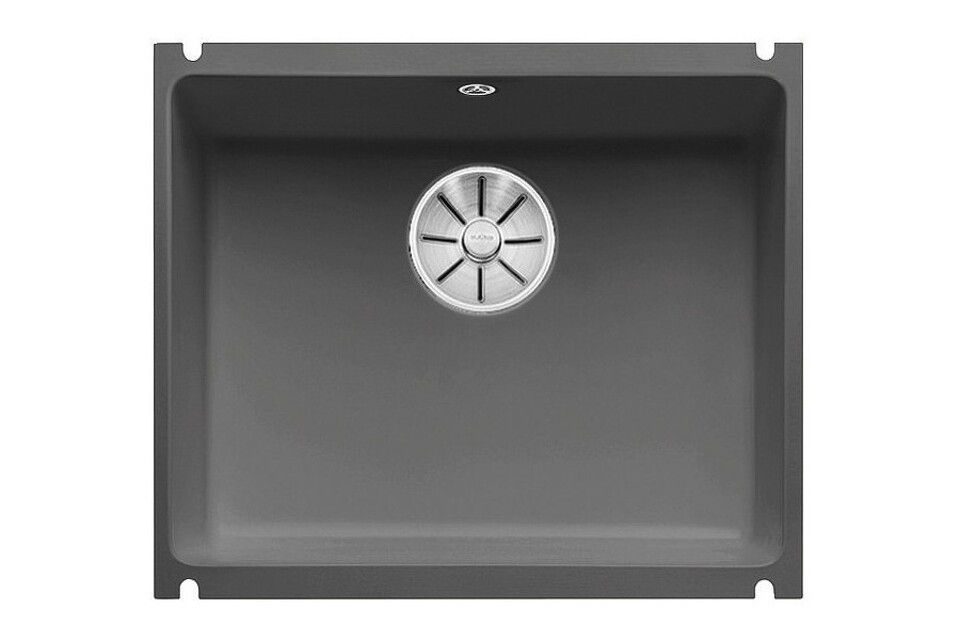 Фото Гранитная мойка Blanсo SUBLINE 500-U керамика PuraPlus базальт  с отв.арм. InFino