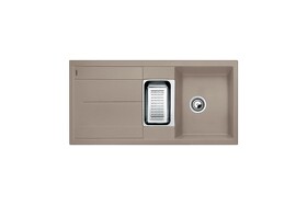 Картинка Blanсo METRA 6S SILGRANIT PuraDur серый беж с клапаном-автоматом