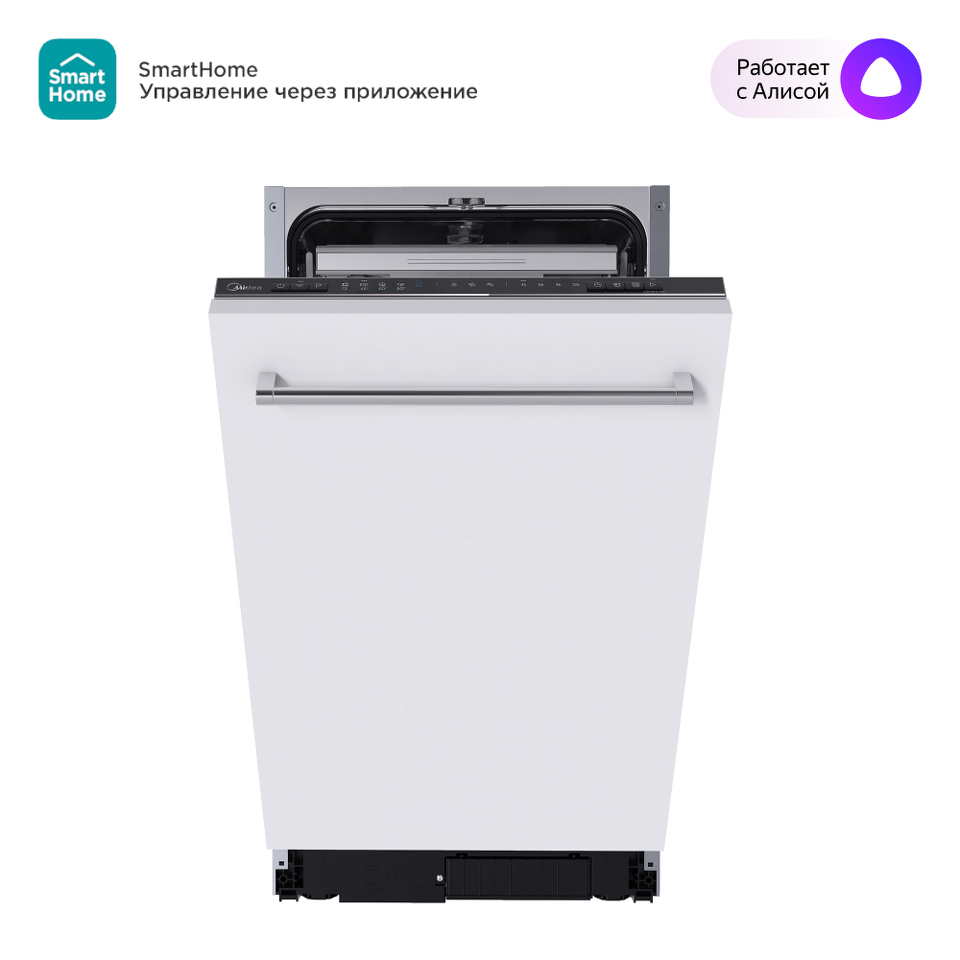 Фото Посудомоечная машина 45см встраиваемая Midea MID45S140i