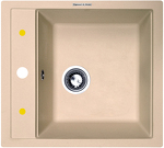 Превью картинка Гранитная мойка Zigmund & Shtain PLATZ 465 Топлёное молоко #1