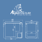 Превью картинка Холодильник Alpicool Холодильник автомобильный ALPICOOL CL50 (12/24) #14