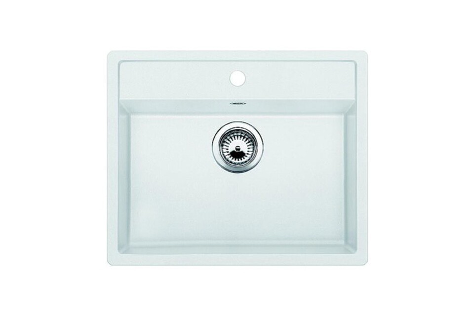 Фото Гранитная мойка Blanсo DALAGO 6-F SILGRANIT PuraDur белый с клапаном-автоматом