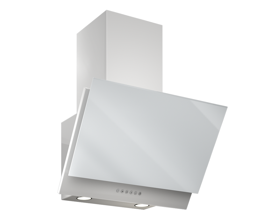 Фото Наклонная вытяжка Elikor Рубин S4 60П-700-Э4Д перламутр/белый