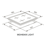 Превью картинка Газовая варочная панель Meferi MGH604IX LIGHT #17
