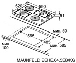 Превью картинка Комбинированная варочная панель Maunfeld EEHE.64.5EB\KG #16