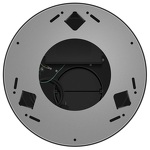 Превью картинка Островная вытяжка Meferi TUBE35BK ISLA ULTRA #8