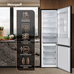 Превью картинка Холодильник с нижней морозилкой Weissgauff WRK 2000 Full NoFrost Inverter Black #4