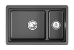 Превью картинка Кварцевая мойка GRANULA 7304iU, ШВАРЦ #2
