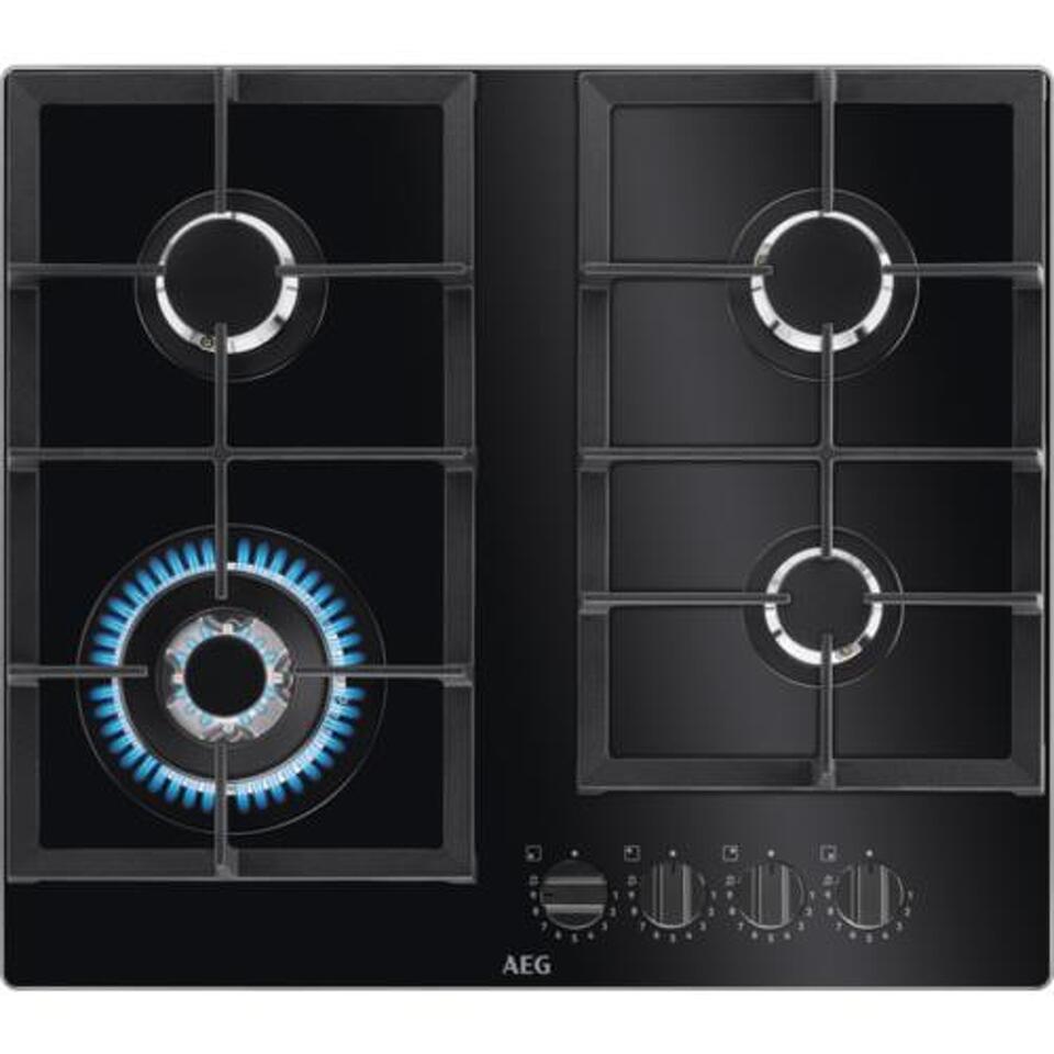 Фото Газовая варочная панель AEG HKB64420NB