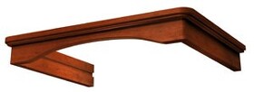 Картинка KRONAsteel комплект багетов для Adelia 600 CPB/G1/3 (темн.орех) в упаковке