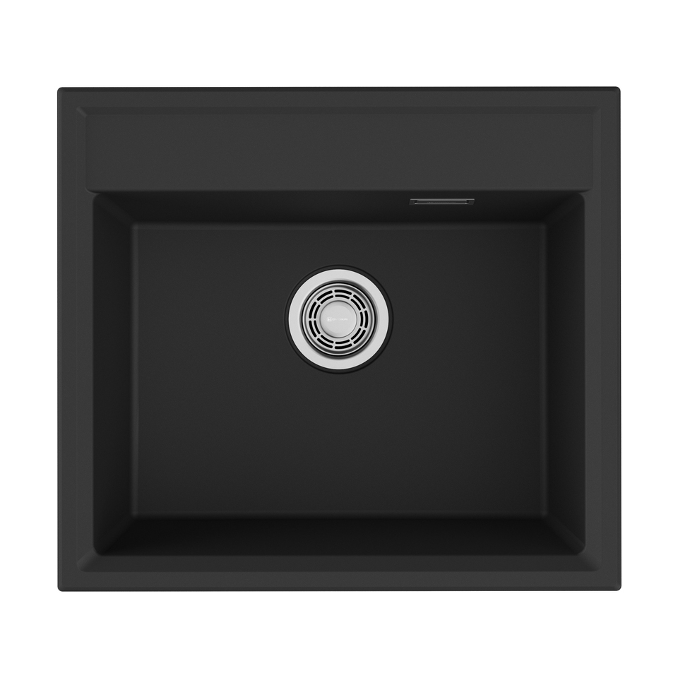 Фото Гранитная мойка Omoikiri Daisen 57-BL Artgranit/черный