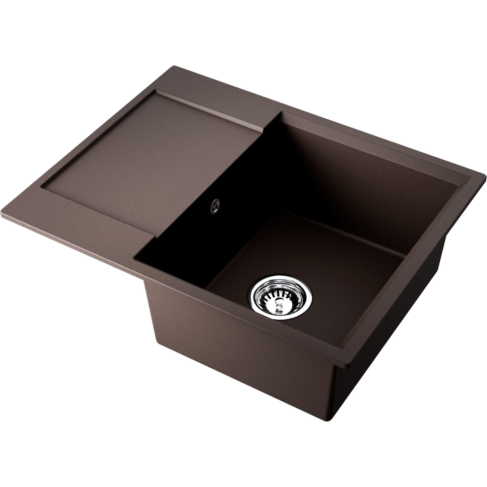 Фото Гранитная мойка Omoikiri Daisen 65-ES Artgranit/espresso