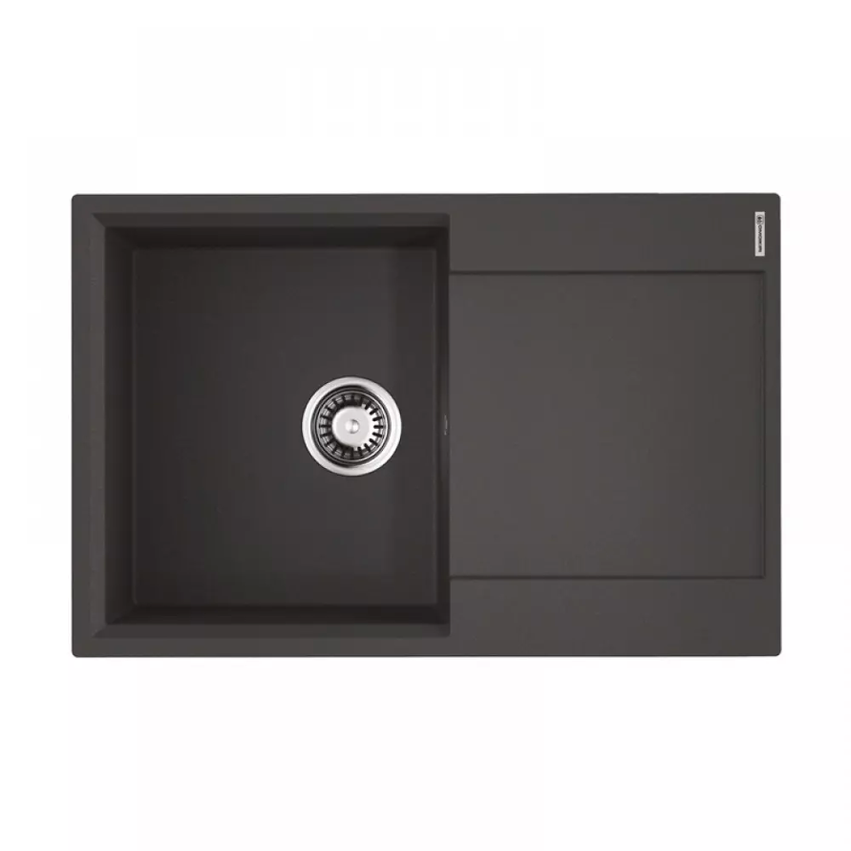 Фото Гранитная мойка Omoikiri Daisen 78-BL Artgranit/черный