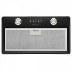 Превью картинка Полновстраиваемая вытяжка KRONA RUNA 600 black PB #5