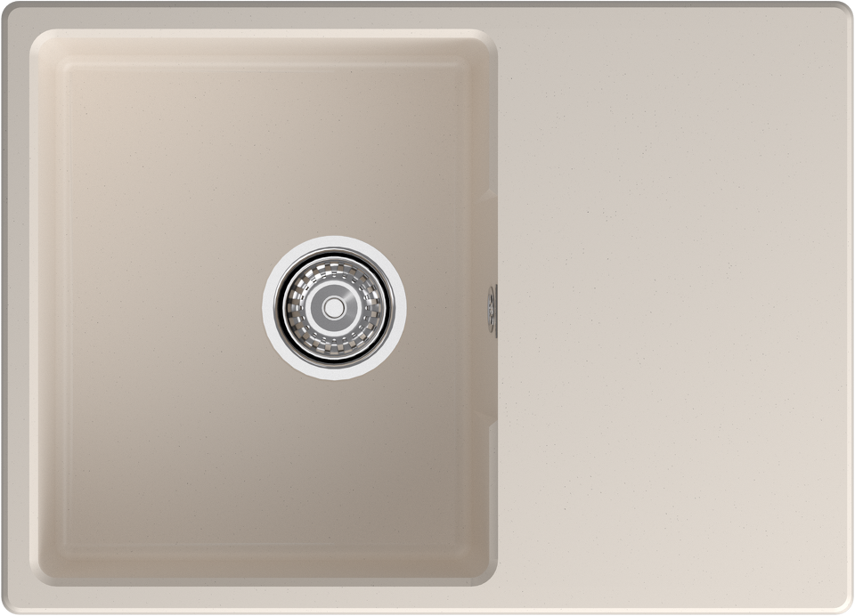 Фото Кварцевая мойка GranFest GF-URBAN 668L Белый