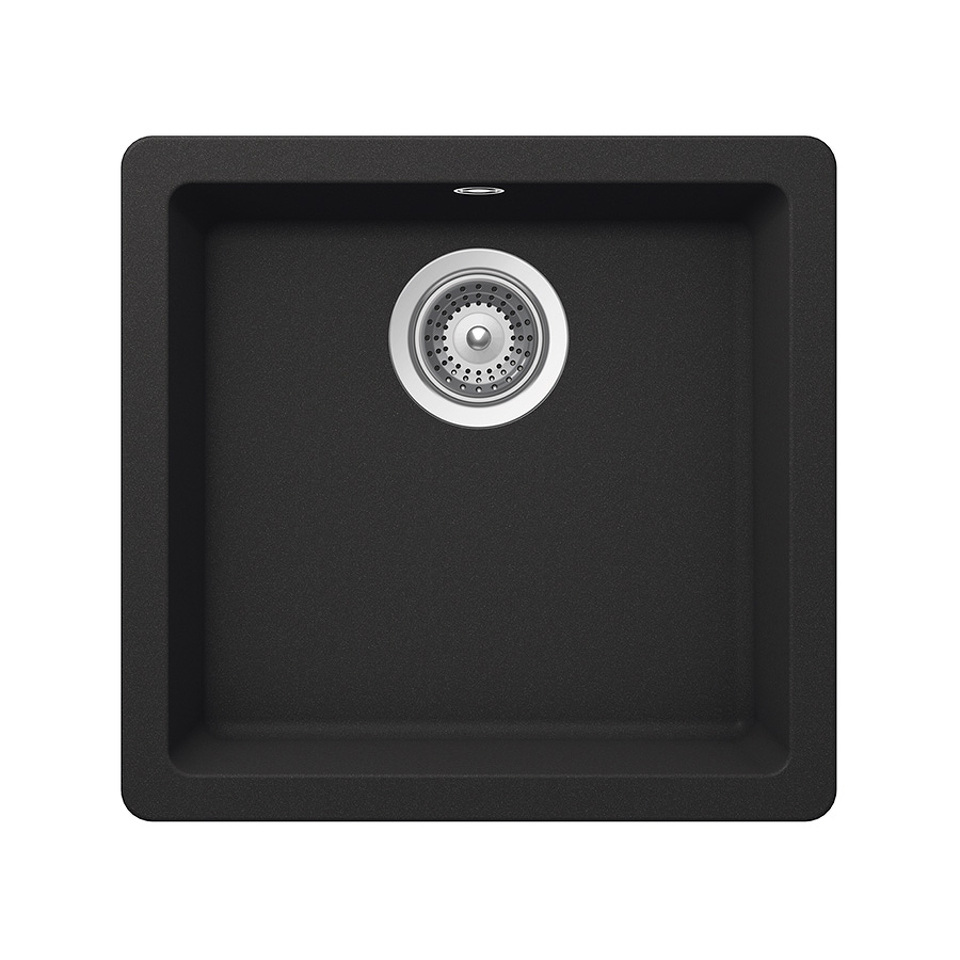 Фото Гранитная мойка SCHOCK QUADRO 50 CRISTALITE оникс