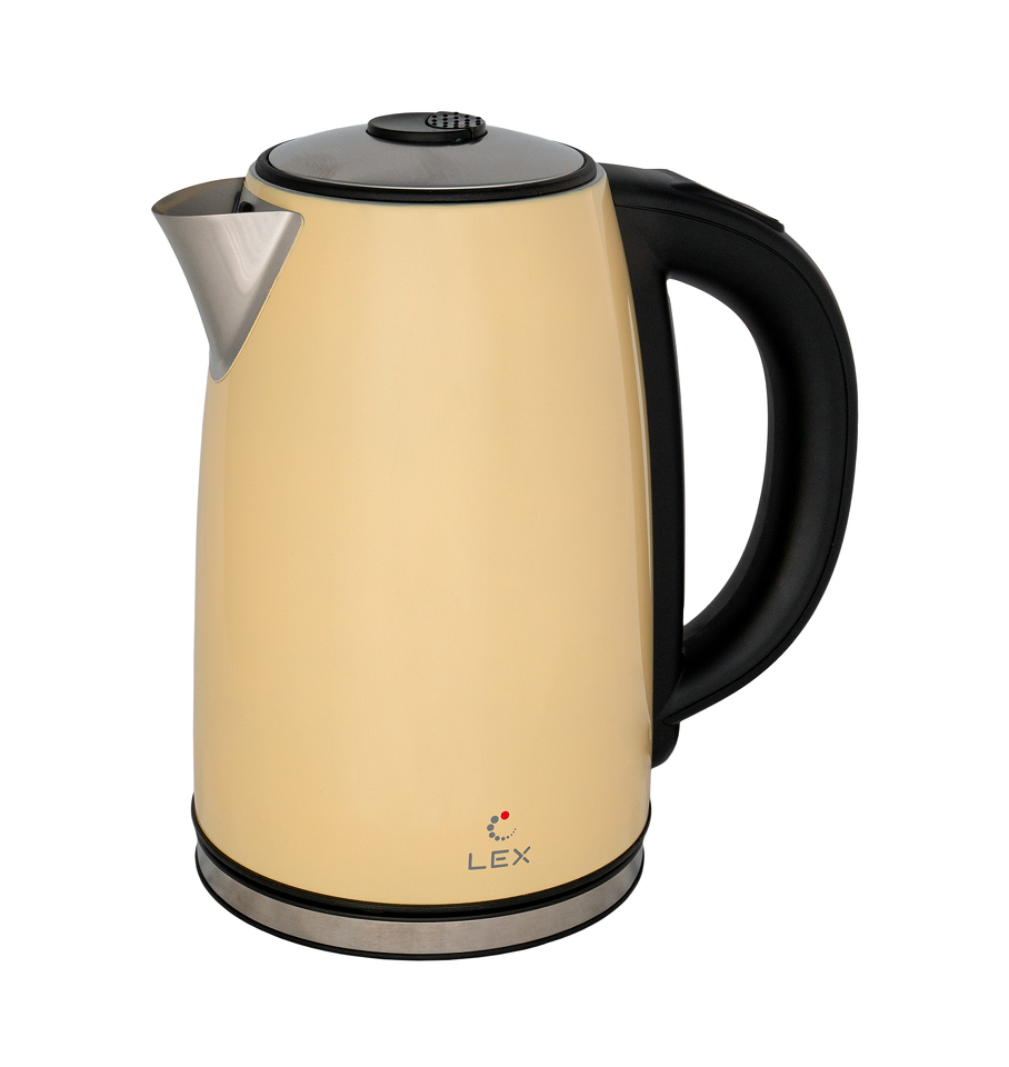 Фото Чайник Lex LX 30021-3, чайник электрический (бежевый)