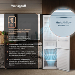 Превью картинка Холодильник с нижней морозилкой Weissgauff WRK 2010 D Inverter NoFrost White #7