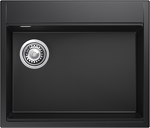 Превью картинка Гранитная мойка Rivelato TESORO 605-L 1-чаш 600*510 nero #1