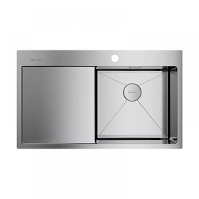 Картинка Omoikiri Akisame 86-R-IN нерж. сталь/нержавеющая сталь