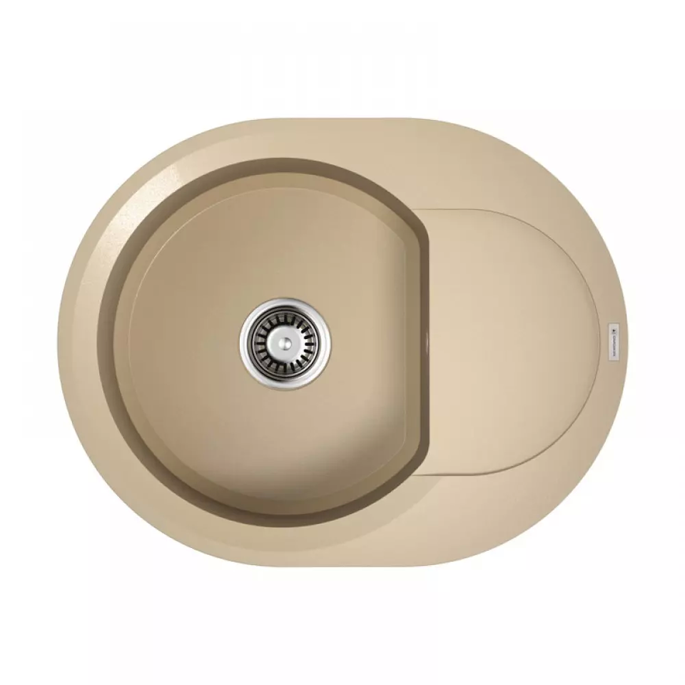 Фото Гранитная мойка Omoikiri Sakaime 60E-CH Tetogranit/шампань