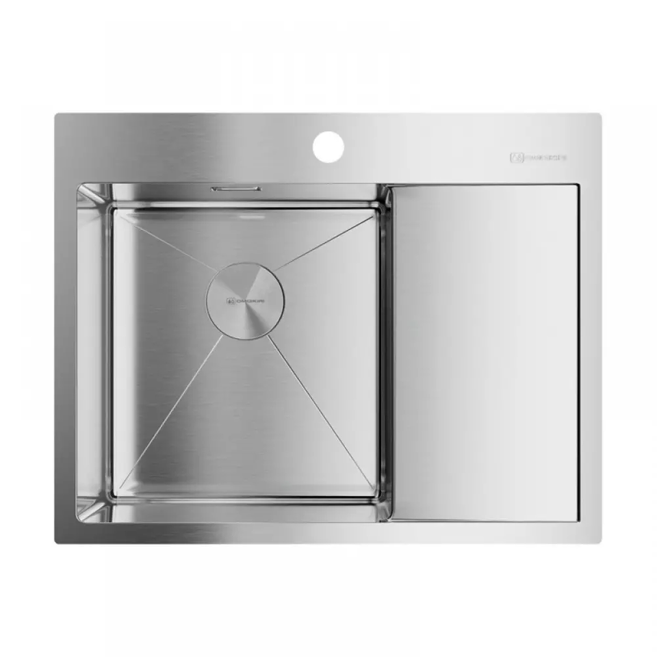 Фото Металлическая мойка Omoikiri Akisame 65-L-IN нерж. сталь/нержавеющая сталь