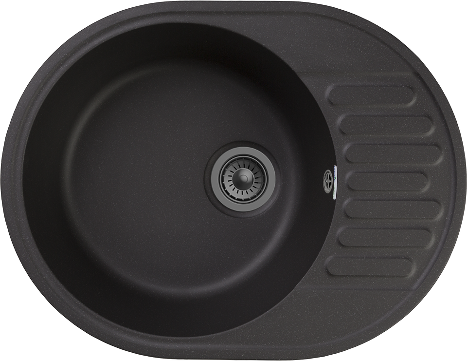 Фото Кварцевая мойка GranFest GF-QUARZ 58 Черный