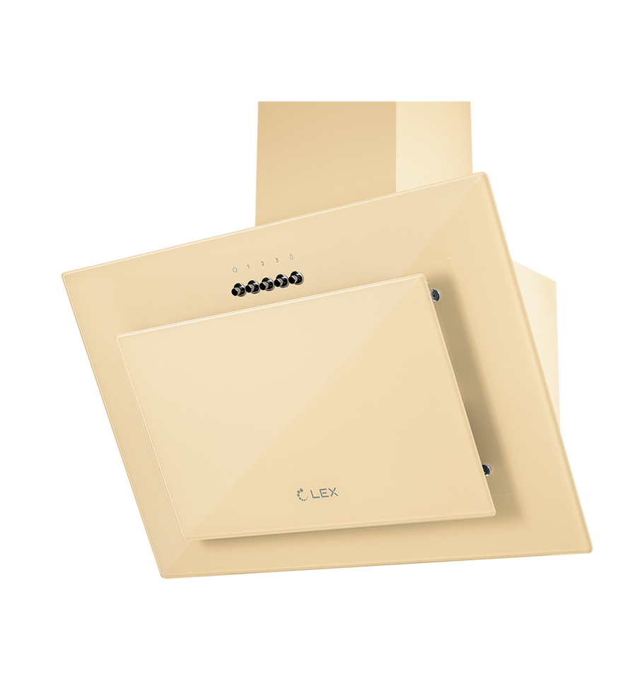 Фото Наклонная вытяжка Lex MIKA G 500 IVORY воздухоочиститель