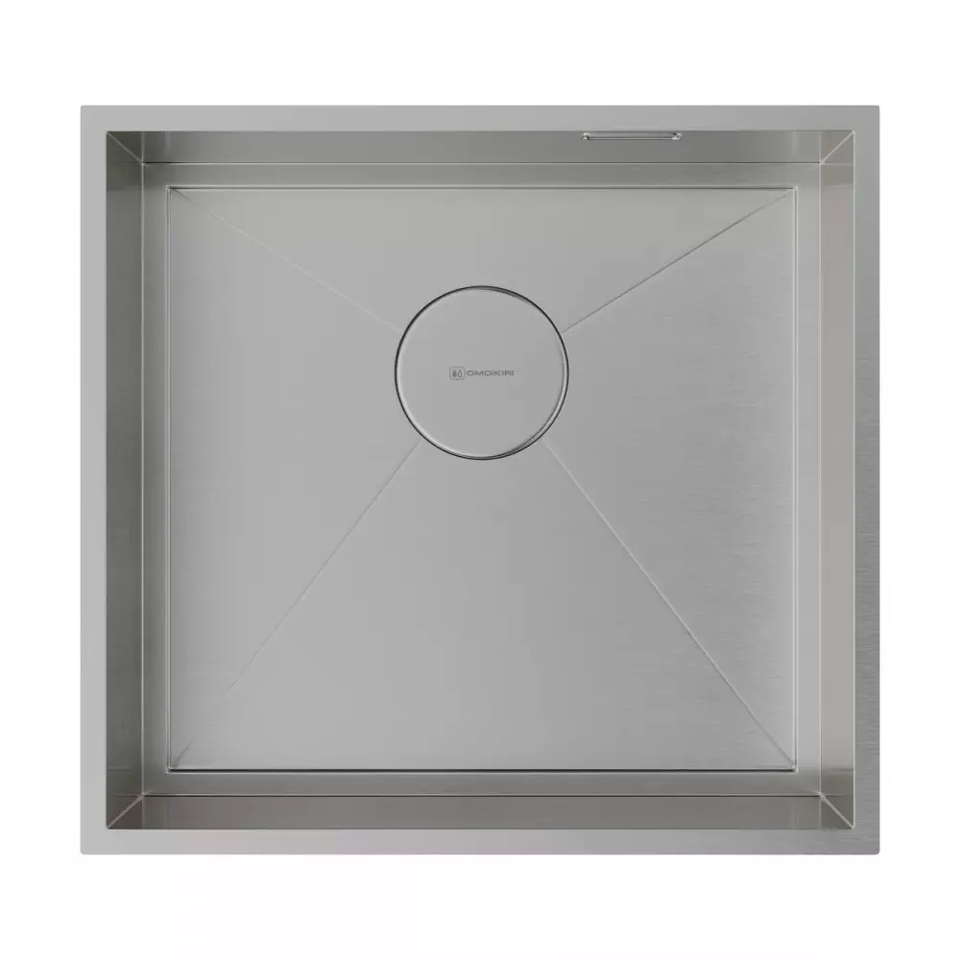 Фото Металлическая мойка Omoikiri Kasen 48-26-INT-IN нерж. сталь/нержавеющая сталь