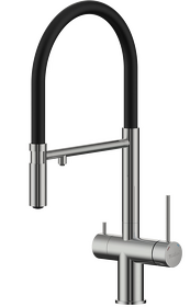 Картинка Rivelato Adria U-обр. гибкий излив с краном питьевой воды D-35мм brushed
