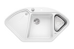 Превью картинка Гранитная мойка Blanсo DELTA II SILGRANIT PuraDur белый с кл.-авт. InFino #1