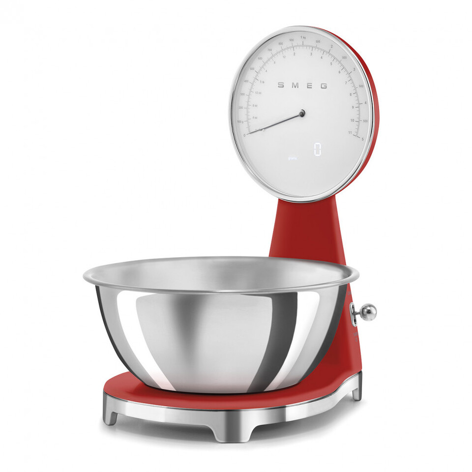 Фото Кухонные весы Smeg KSF01RDWW