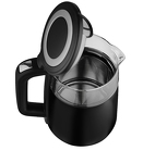 Превью картинка Чайник Lex LXК 30015-1, чайник стеклянный (черный) #6