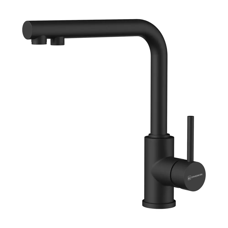 Фото Смеситель для кухни Omoikiri Nakagawa 2 Plus-GB латунь/графит