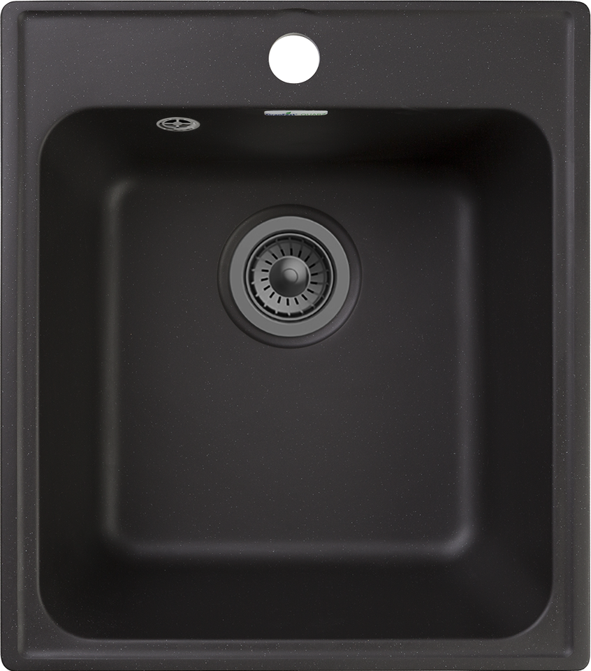 Фото Кварцевая мойка GranFest GF-QUARZ 17 Черный