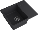 Превью картинка Кварцевая мойка GranFest GF-URBAN 258L Черный #2