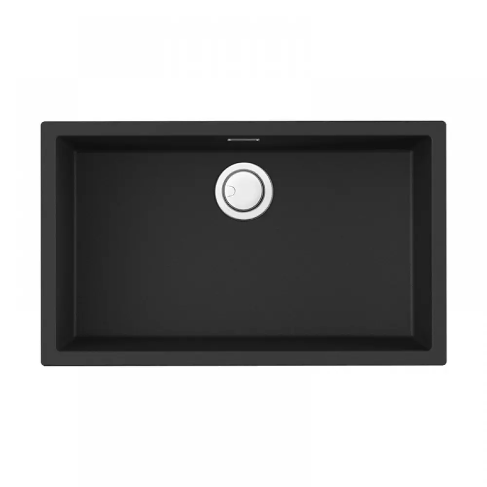 Фото Кварцевая мойка Omoikiri Yamakawa 75-U/I-GB Artceramic/графит