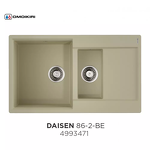 Превью картинка Гранитная мойка Omoikiri Daisen 86-2-BE Artgranit/ваниль #1