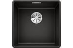 Превью картинка Гранитная мойка Blanсo SUBLINE 400-F SILGRANIT  черный с отв.арм. InFino #1