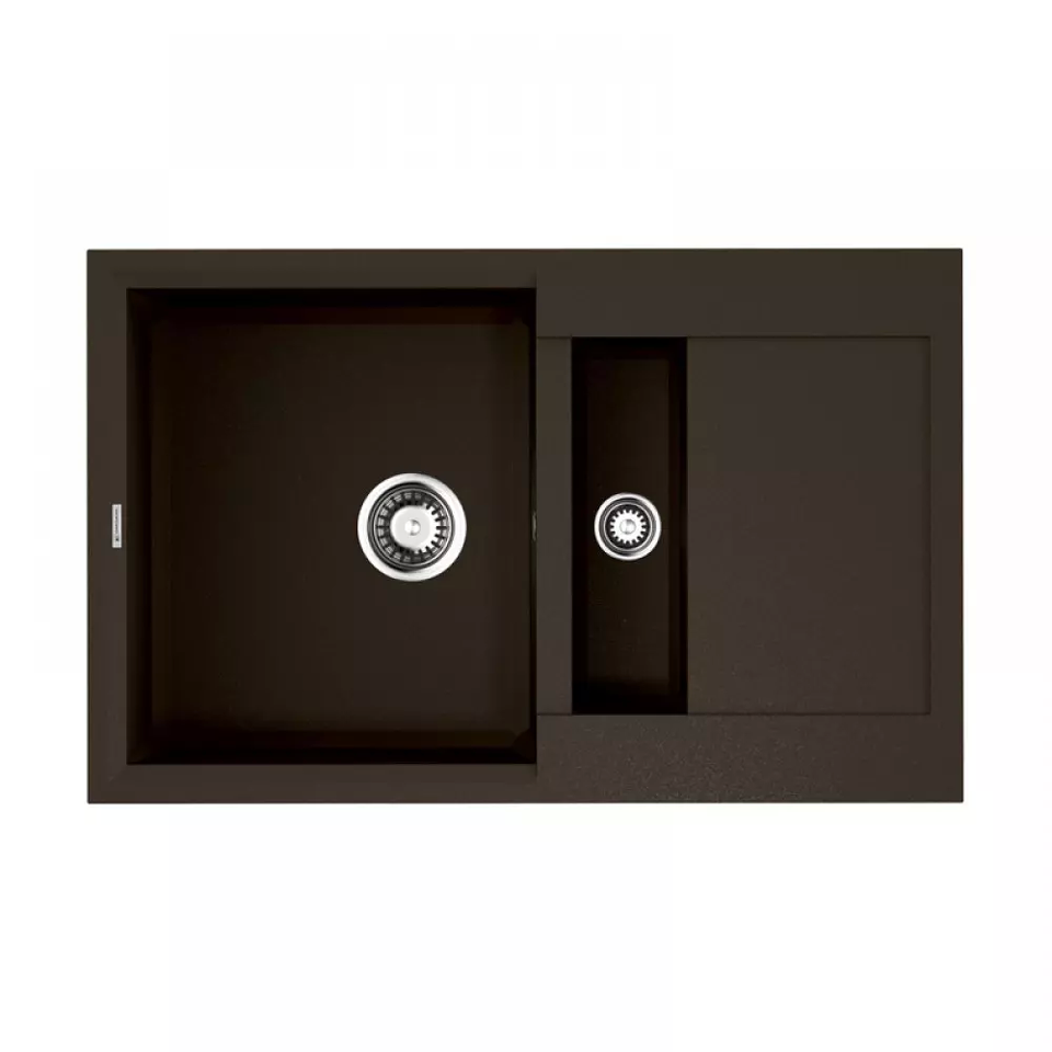 Фото Гранитная мойка Omoikiri Sakaime 78-2-DC Tetogranit/темный шоколад