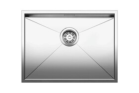 Картинка Blanсo ZEROX 550-IF нерж.сталь зеркальная полировка с отв. арм. InFino