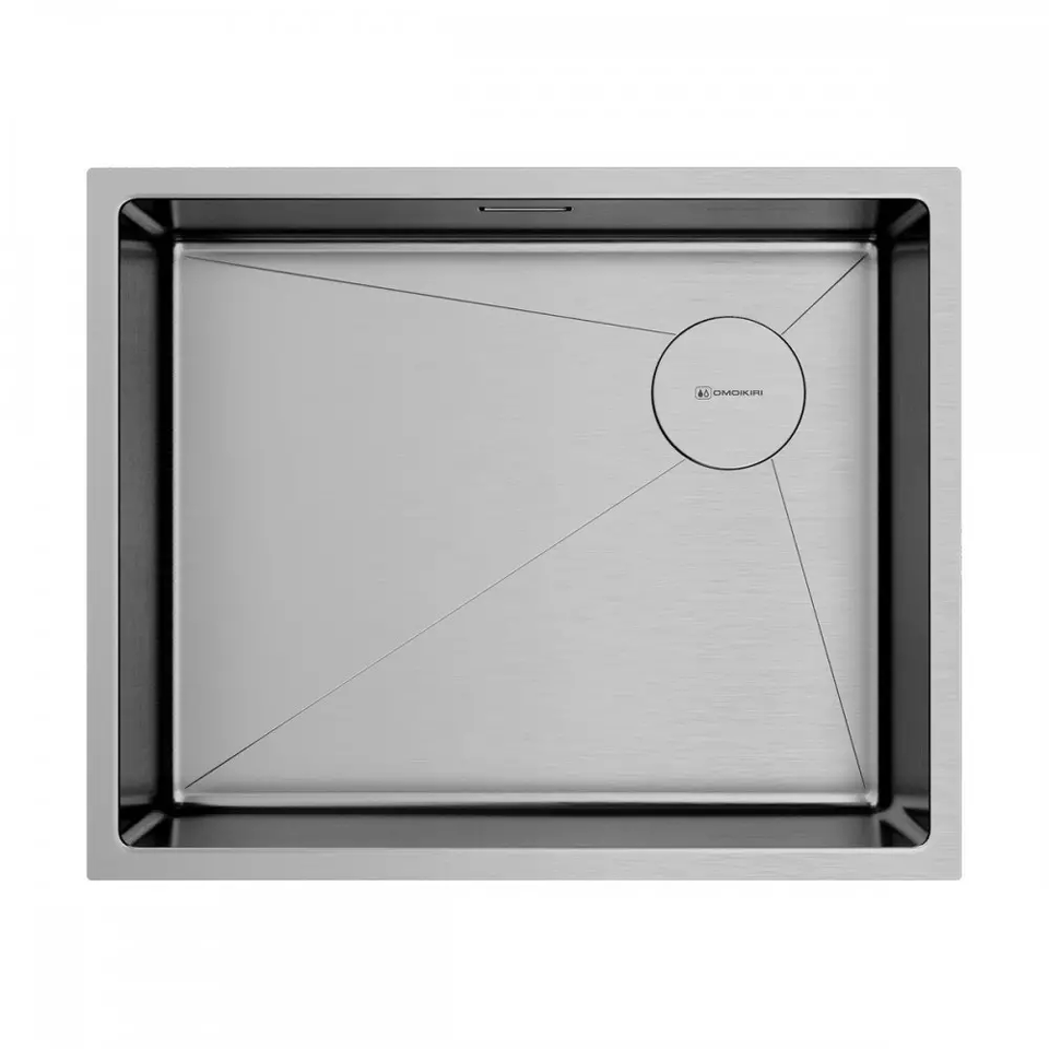 Фото Металлическая мойка Omoikiri Taki 54-U/IF Side SF-IN нерж. сталь/нержавеющая сталь